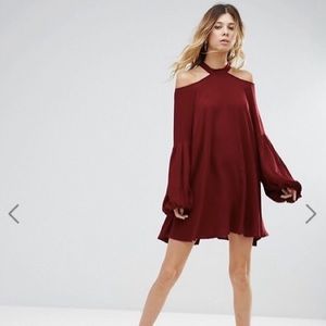 NWT Free People Halter Neck Drift Away Dress